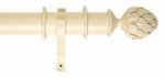 SOLID WOOD ARTICHOKE CURTAIN POLE